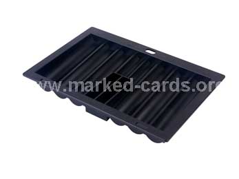  černá plastová Chip Tray, Poker doplňky , Marked Cards